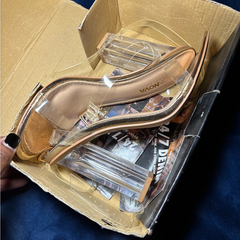 Rose 🌹 Gold Fashion Nova Heels